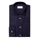 Blue Pin Dot Twill Shirt - Eton Shirts