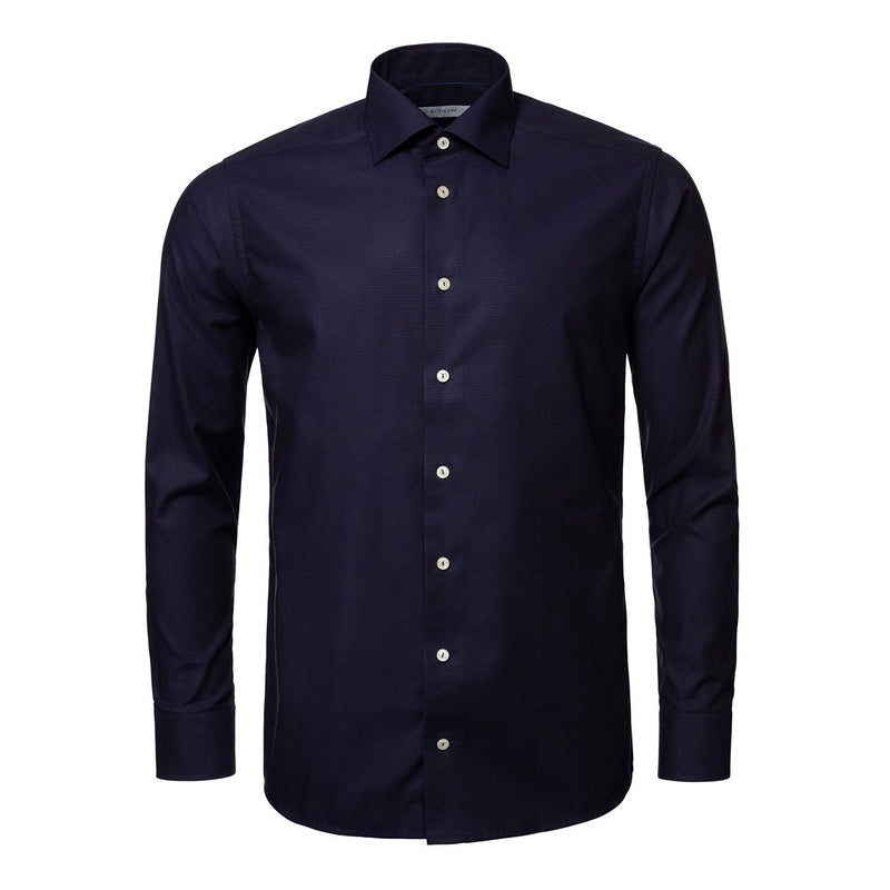 Blue Pin Dot Twill Shirt - Eton Shirts