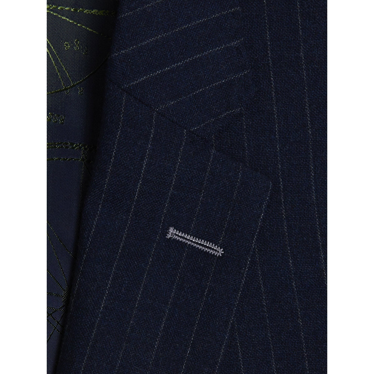 Blue Pinstripe Wool Suit - Remus Uomo