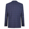 Blue Prince of Wales Check Wool Jacket - Torre