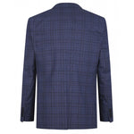 Blue Prince of Wales Check Wool Jacket - Torre