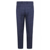 Blue Prince of Wales Check Wool Trouser - Torre