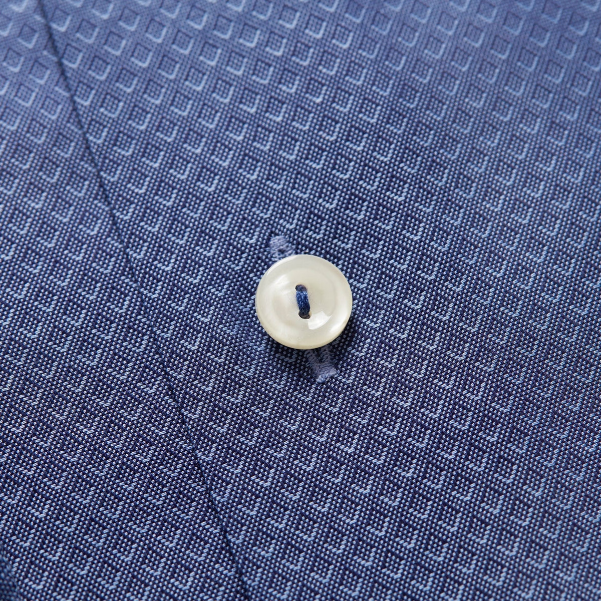Blue Self Pattern Shirt - Eton Shirts