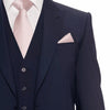 Blue Slim Fit Tailcoat Package - Leonard Silver