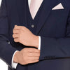 Blue Slim Fit Tailcoat Package - Leonard Silver