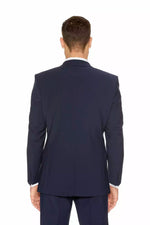 Blue Slim Fit Wedding Suit Package - Leonard Silver