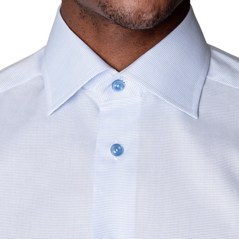 Blue Twill Shirt - Eton Shirts