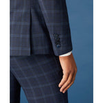 Bold Check Dark Blue Suit - Remus Uomo