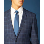 Bold Check Dark Blue Suit - Remus Uomo