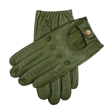 British Racing Green Leather Driving Glove - Dents