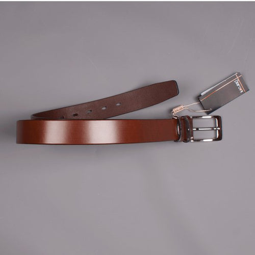 Brown Leather Belt - Lacuzzo