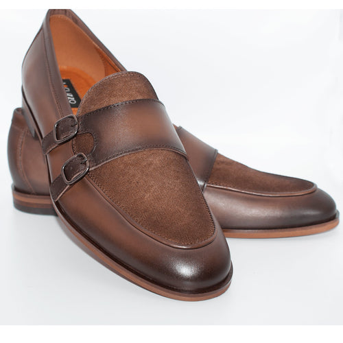 Brown Monk Strap Loafer - Lacuzzo