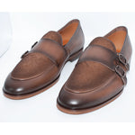 Brown Monk Strap Loafer - Lacuzzo
