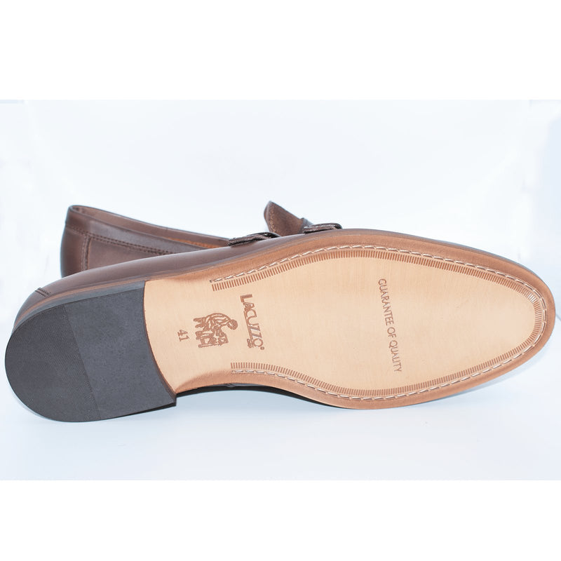 Brown Monk Strap Loafer - Lacuzzo