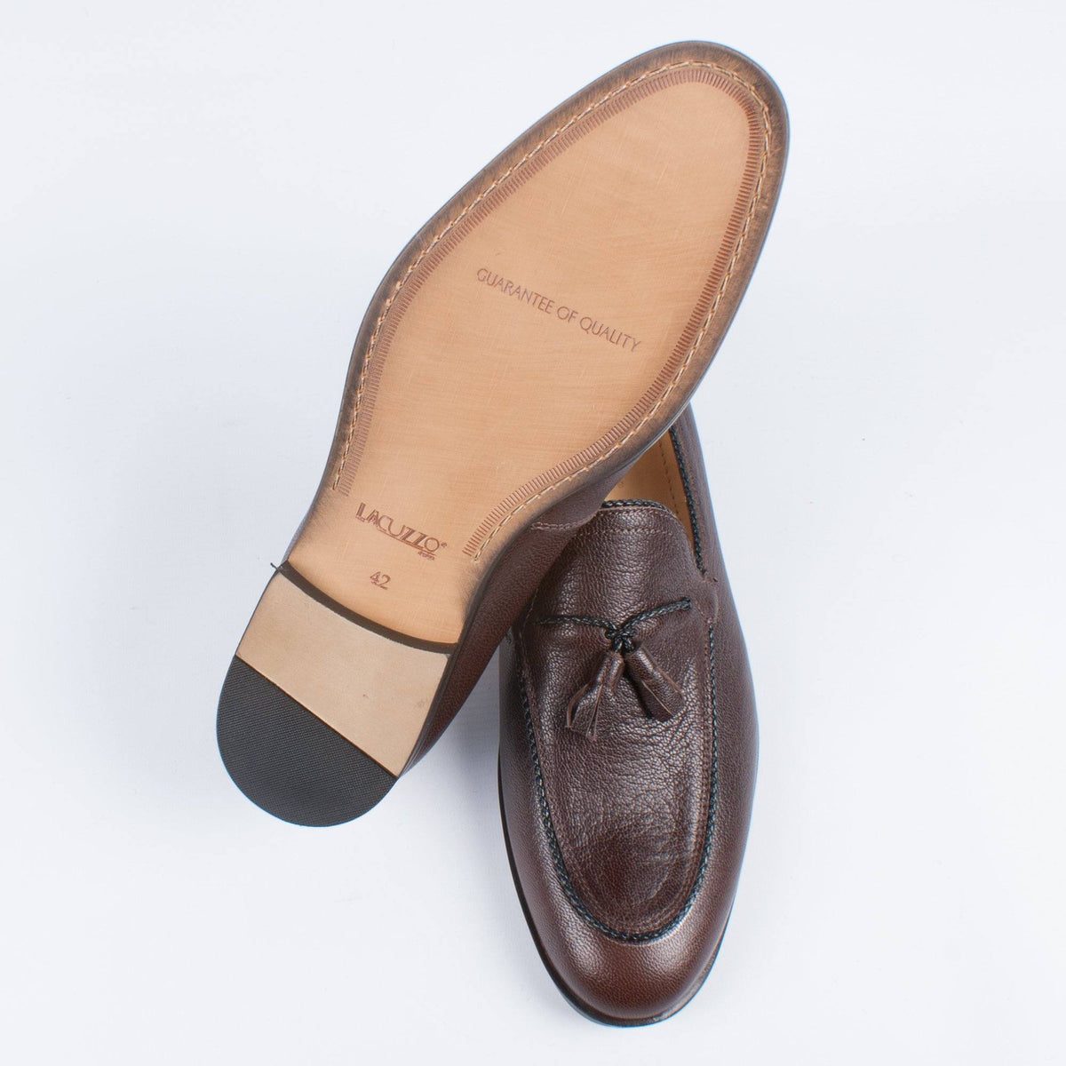 Brown Tassle Loafer - Lacuzzo
