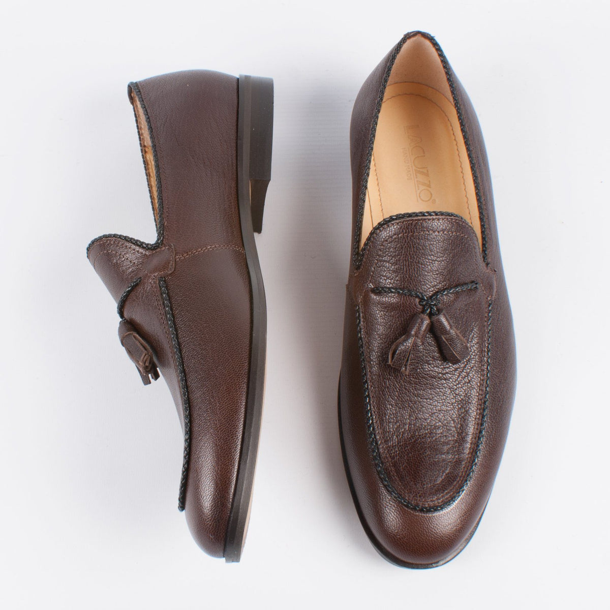 Brown Tassle Loafer - Lacuzzo