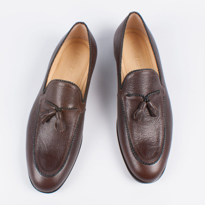 Brown Tassle Loafer - Lacuzzo