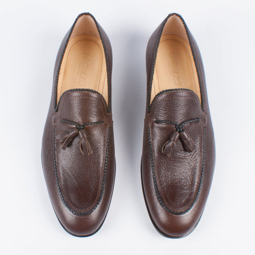 Brown Tassle Loafer - Lacuzzo