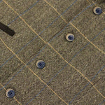 Brown Tweed Waistcoat - Leonard Silver