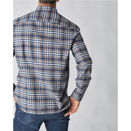 Brushed Cotton Plaid Shirt - Florentino