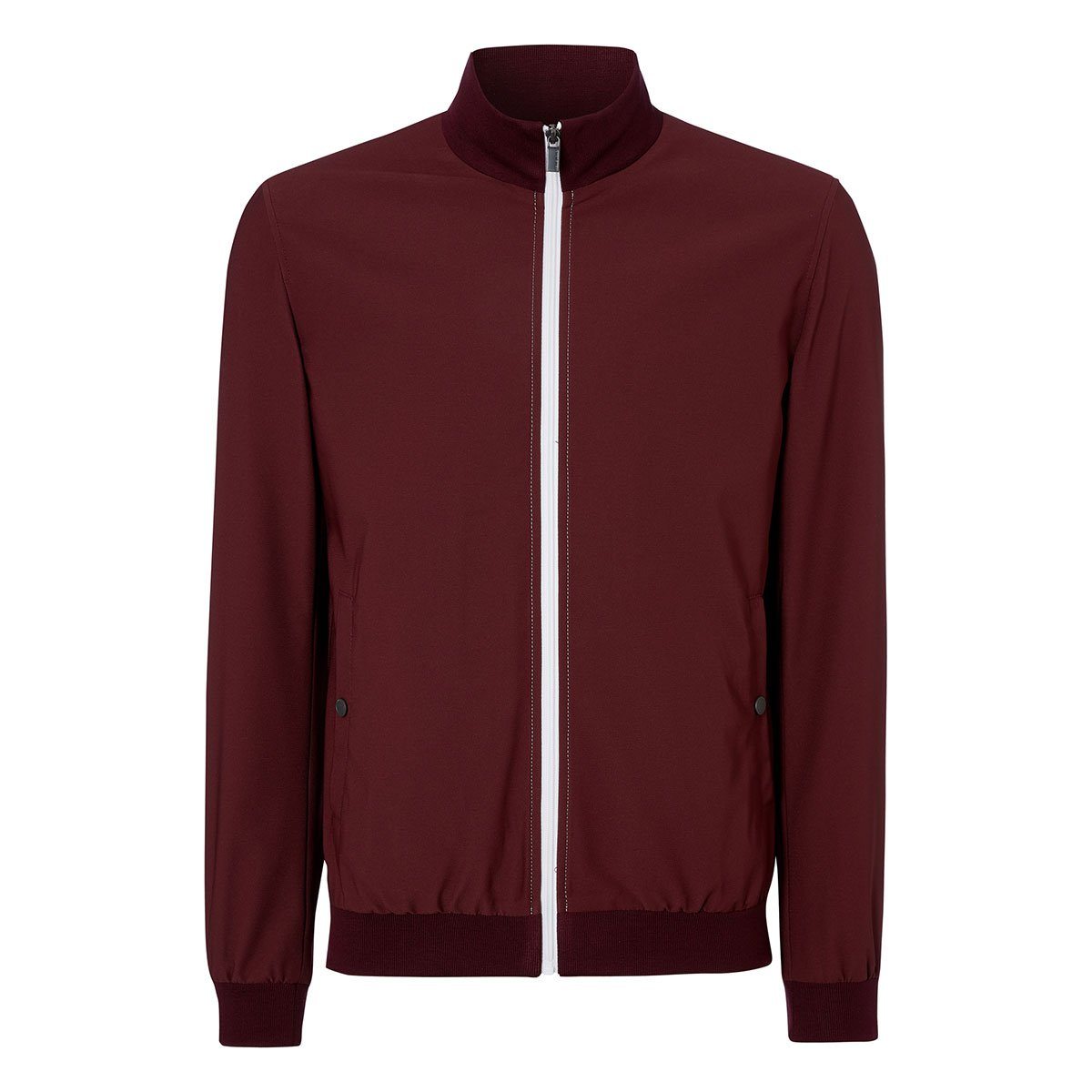 Burgundy Bomber Jacket - Remus Uomo