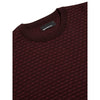 Burgundy Crew Neck Sweater - Remus Uomo