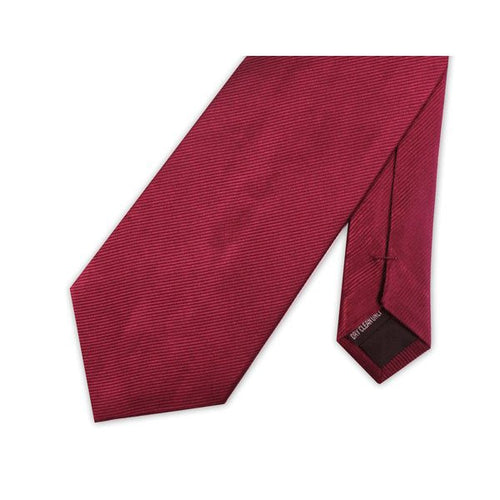 Burgundy Silk Tie - Knightsbridge