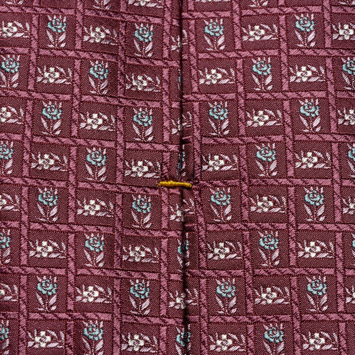 Burgundy Tie Flower Emblem - Eton Shirts