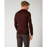 Burgundy Turtle Neck Sweater - Remus Uomo