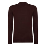 Burgundy Turtle Neck Sweater - Remus Uomo