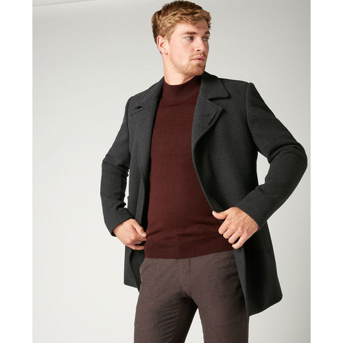 Burgundy Turtle Neck Sweater - Remus Uomo