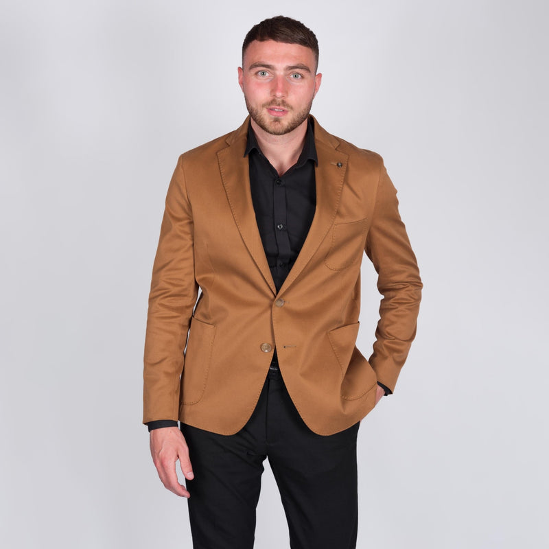 Camel Patch Pocket Jacket - Torre