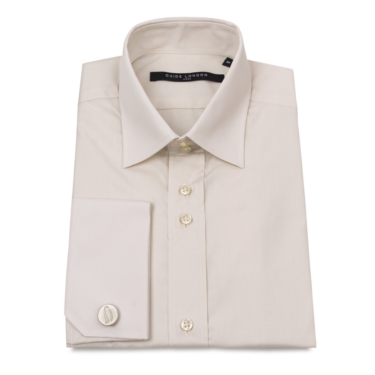 CREAM Classic Double Cuff Shirt - Leonard Silver CREAM Classic Double Cuff Shirt - Leonard Silver
