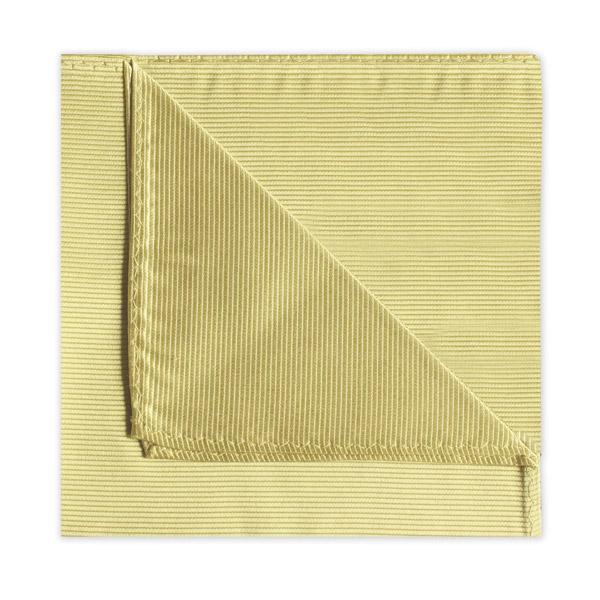 Cream Pocket Square - Leonard Silver