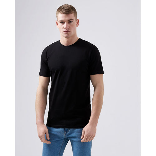 Crew Neck T-Shirt, Black - Remus Uomo