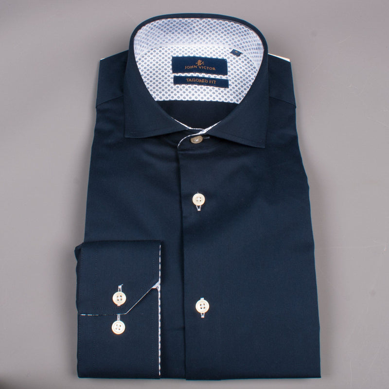 Cutaway Collar Navy - John Victor