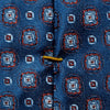 Dark Blue Patterned Silk Tie - Eton Shirts