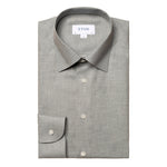 Dark Green Flannel Shirt - Eton Shirts