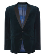 Dark Green Monti Velvet Jacket - Remus Uomo