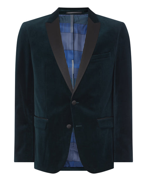 Dark Green Monti Velvet Jacket - Remus Uomo