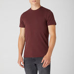 Dark Red Crew Neck T-Shirt - Remus Uomo