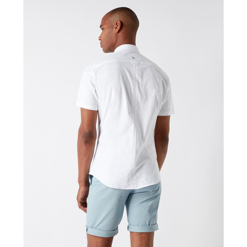 Dino Short Sleeve Shirt White - Remus Uomo