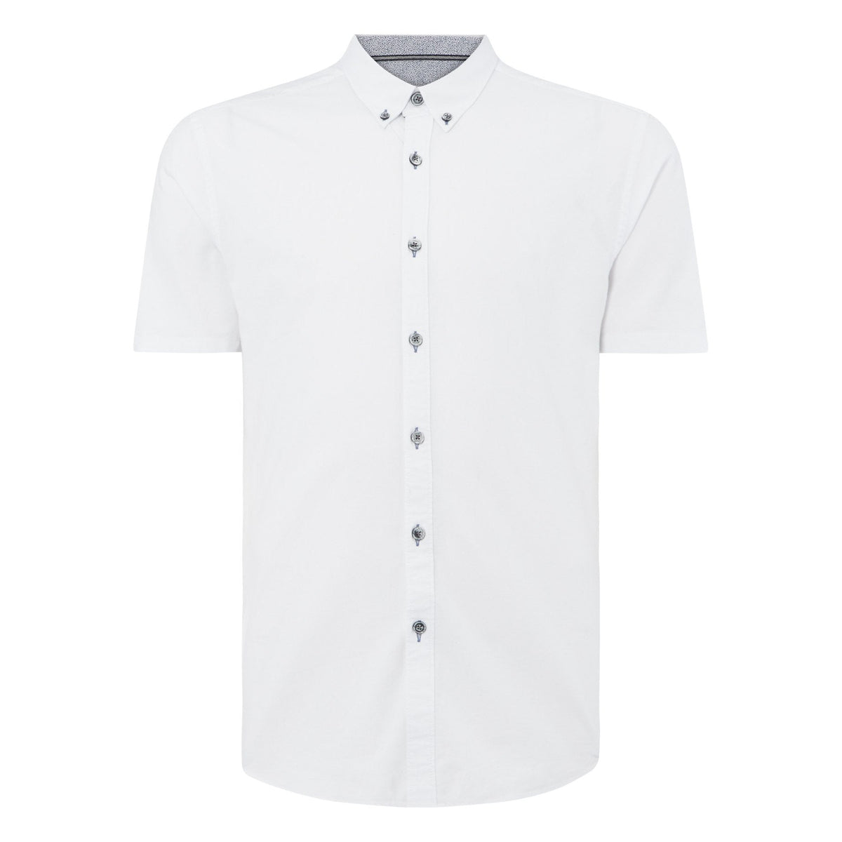 Dino Short Sleeve Shirt White - Remus Uomo