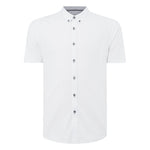 Dino Short Sleeve Shirt White - Remus Uomo