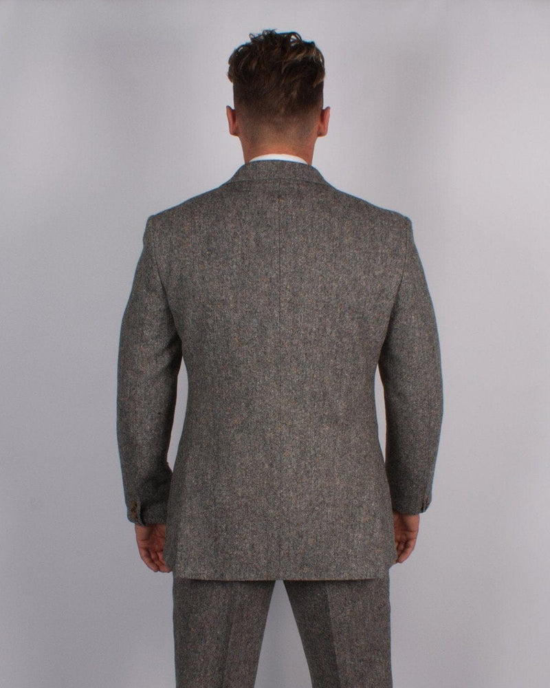 Donegal Grey Tweed Jacket - Torre