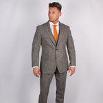 Donegal Grey Tweed Jacket - Torre