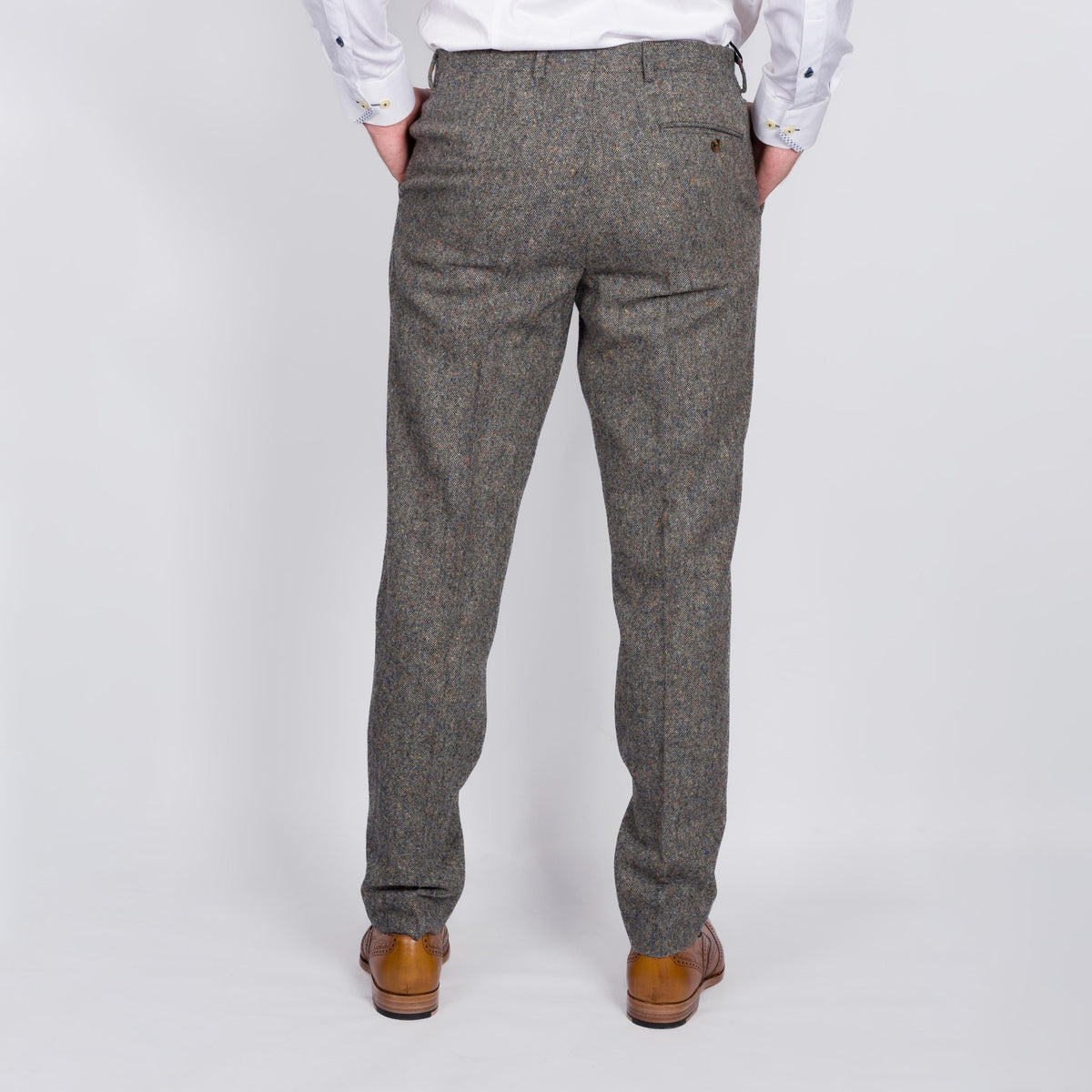 Donegal Grey Tweed Suit - Torre