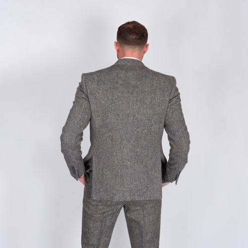 Donegal Grey Tweed Suit - Torre