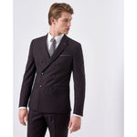 Double Breasted Aubergine Suit - Remus Uomo