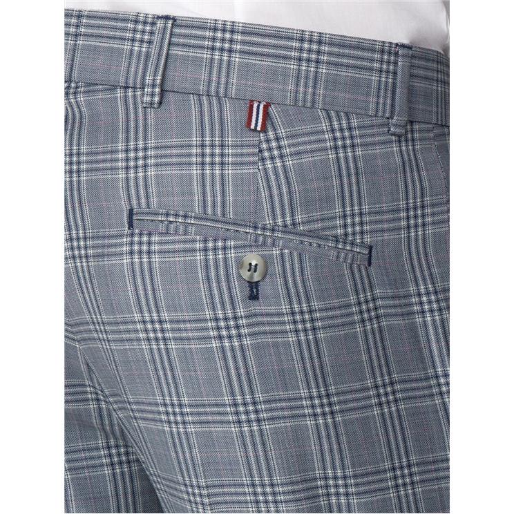 Dover Blue Check Suit - Gibson London